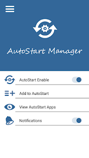 AutoStart App Manager Screenshot