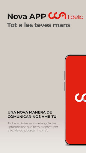 Android application CCA Fidelia screenshort