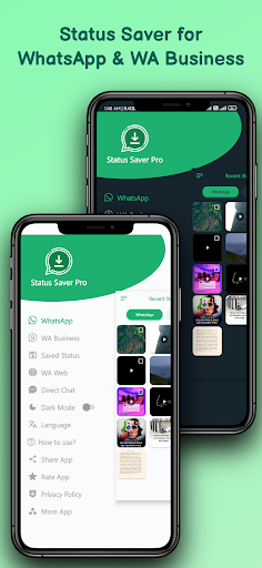 Android application Status Saver, Message Recovery screenshort