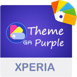 COLOR™ XPERIA Theme | PURPLE apk