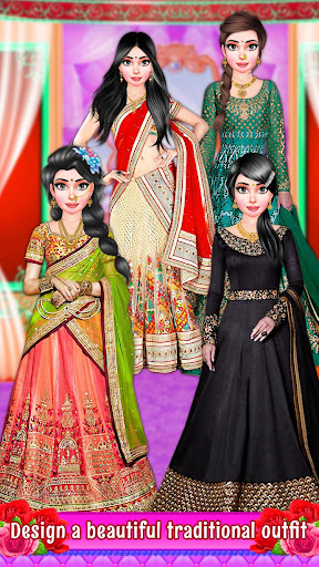 Android application Indian Fashion Makeup Stylist screenshort