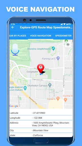 Explore-GPS Route Map Speedome Screenshot 3 - AppWisp.com