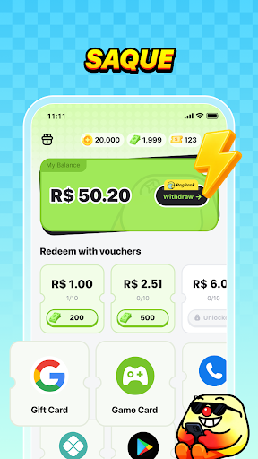 Pinjoy：Jogar e Ganhar Dinheiro screenshot 4