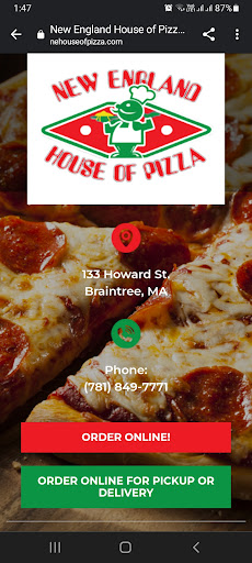 New England House of Pizza Screen 2