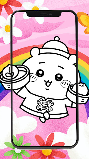 Chikawa Coloring Book Screen 3