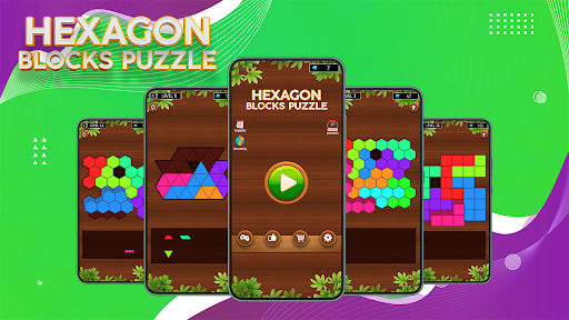 Android application Blockify Hexagon Puzzle Blocks screenshort