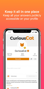 CuriousCat - Anonymous Q&A Screenshot
