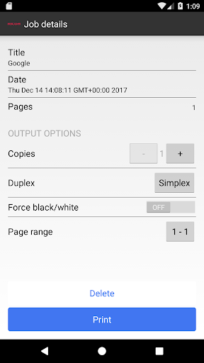 RICOH InfoPrint Manager Screenshot 4 - AppWisp.com