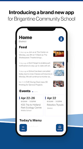 Android application Brigantine Community School screenshort