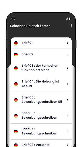 Schreiben Deutsch Lernen Screen 2