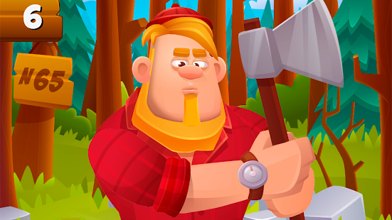 Lumberjack Cutting Screenshot