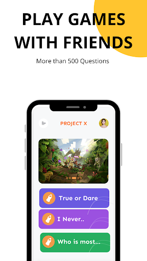 Android application Proyecto X: Haz nuevos amigos screenshort