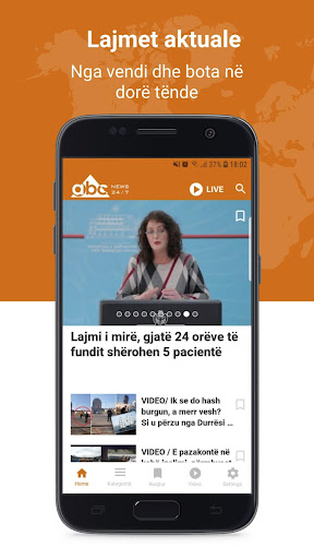Android application ABC news screenshort