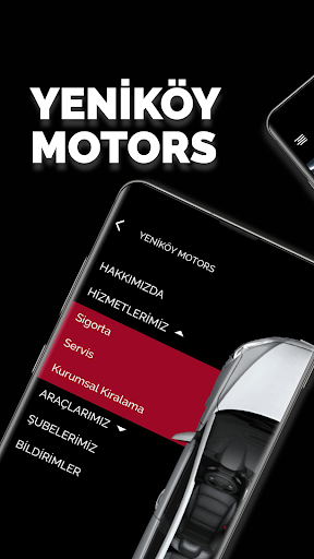 Android application Yeniköy Motors screenshort