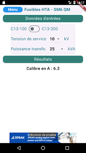 Fusibles HTA Screen 3