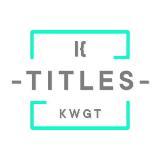 Titles KWGT 2.0 Icon