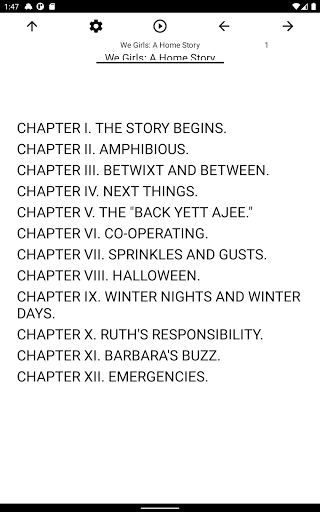 Book, We Girls: A Home Story Screen 3