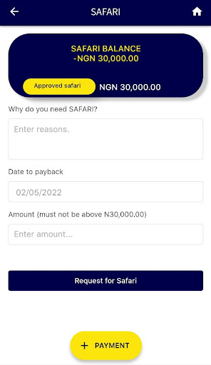 Android application AJO Thriftsavings screenshort