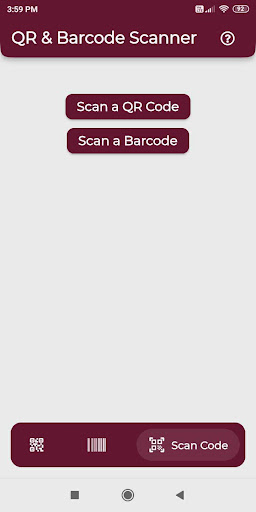 QR & Barcode Scanner Screen 3
