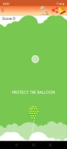 Balloon protection game