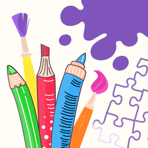 Kids Coloring Games: PlayTime Logo