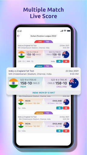 World11 Cricket Live Line Screen 2