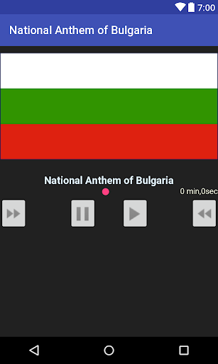 Android application National Anthem of Bulgaria screenshort