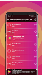Romantic Love Ringtones 3.0 screenshots 3