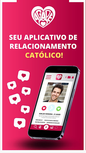 Android application Ágape Encontros Católicos screenshort