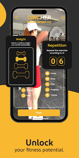 Cincher – Gym Workout Planner