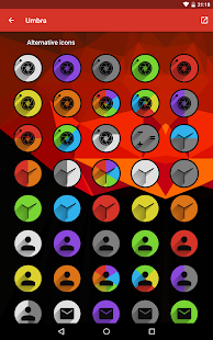 Umbra - Icon Pack Tangkapan layar