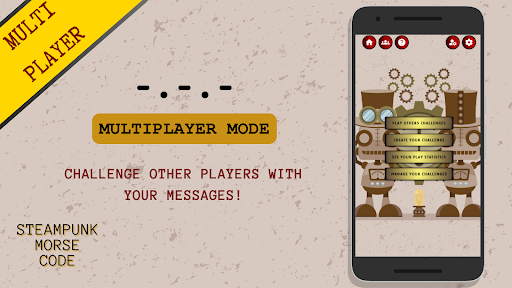 Android application Steampunk Morse Code screenshort