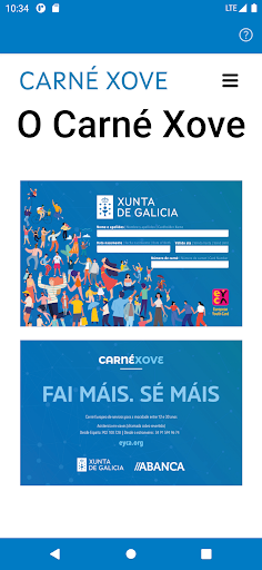 Android application Carné Xove screenshort