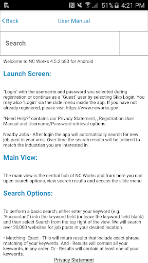 NCWorks Screen 2