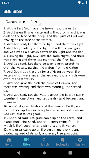 Android application Bible in Basic English, BBE screenshort