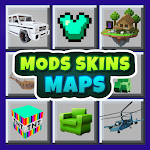 Cover Image of 下载 Mods Skins Maps for Minecraft  APK