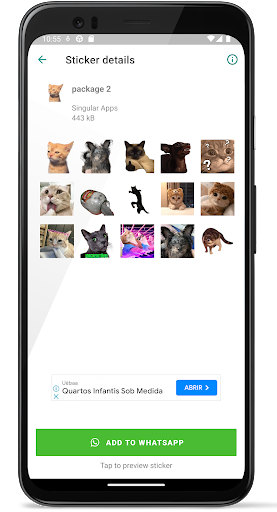 Figurinhas de Gatos WhatsApp Screen 2