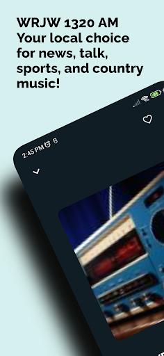 Android application WRJW 1320 AM screenshort