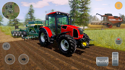 Screenshot 6 Aldea granja Tractor Condución android