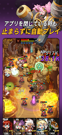 Game screenshot ループダンジョン：放置型RPG apk download