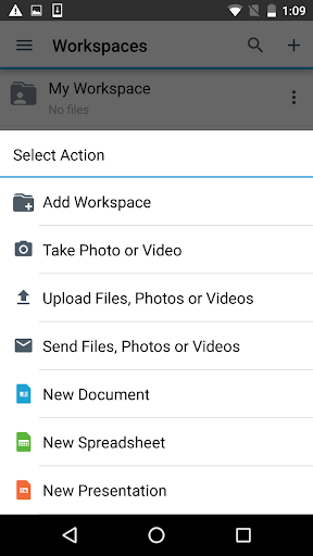 BlackBerry Workspaces  APK screenshots 2