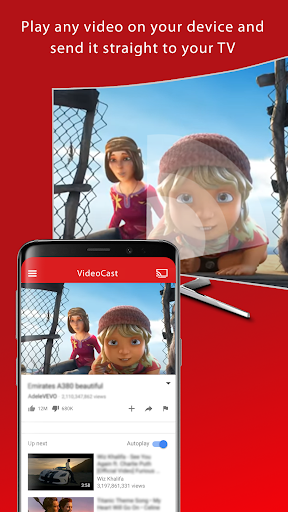 Android application VideoCast DLNA Movie Player screenshort