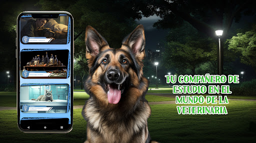 Android application Curso de Veterinaria screenshort