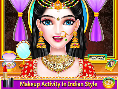 Indian Wedding Makeup Dress-Up  screenshots 3