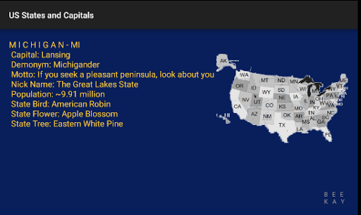 US States and Capitals