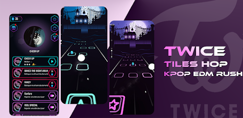 Twice KPOP: Tiles Hop EDM Rushのおすすめ画像1