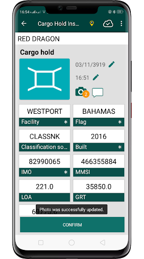 arl Marine Hold Survey Screen 2