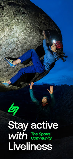 Android application Liveliness - Sports Community screenshort