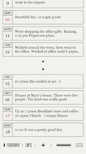 DayGram - One line a day Diary Screenshot