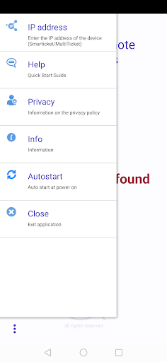 Android application Easy Ticket (viewer) screenshort